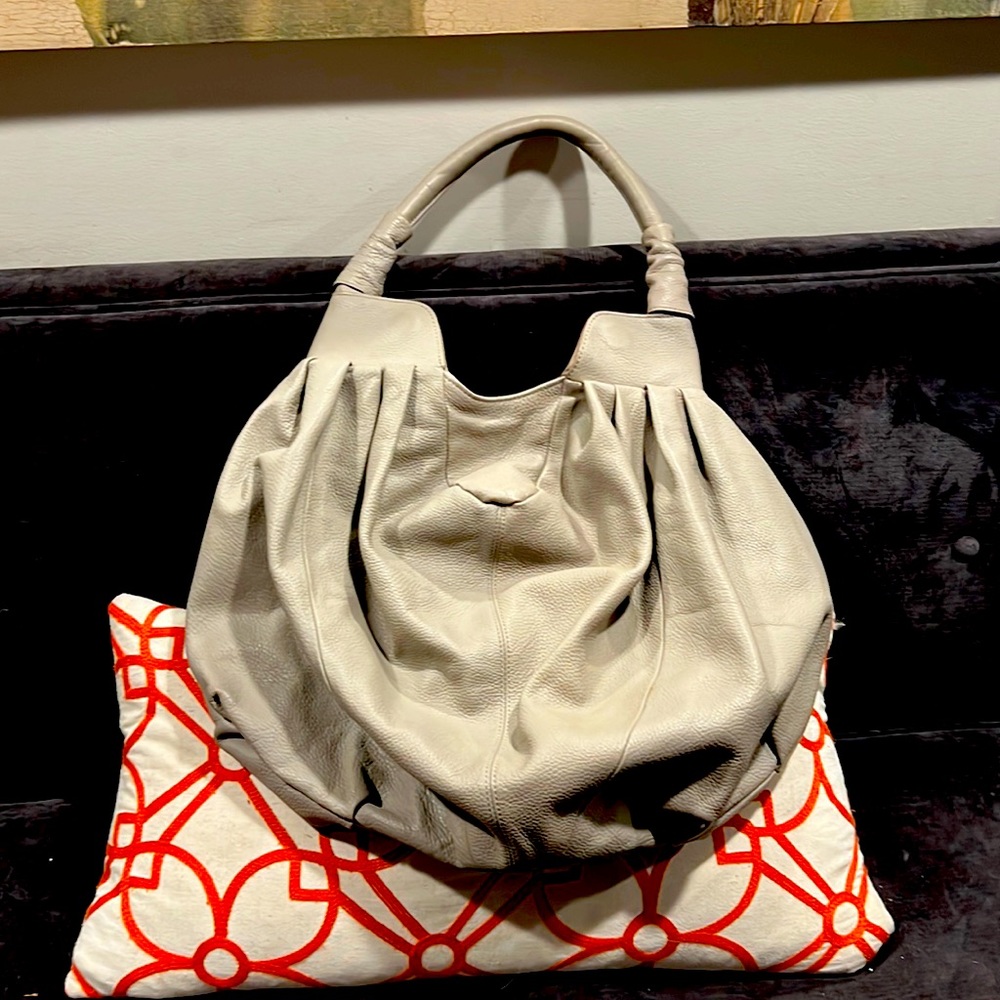 Max and Cleo taupe/grey purse